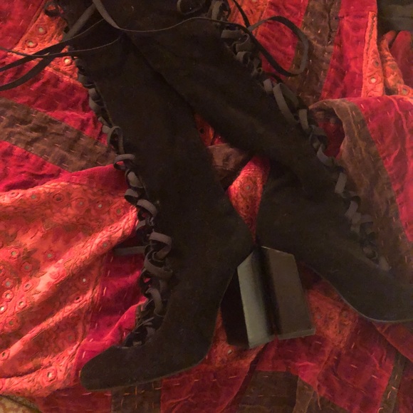Joe Lace Up Combat Boots OTK - Picture 2 of 4